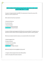 AWS Certified AI Practitioner Exam Practice Questions with Correct Answers 2026&sol;2027 &ndash; A&plus; Grade &ndash; Exam Preparation Material