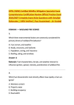 NFPA CWMS Certified Wildfire Mitigation Specialist Exam &NewLine;Comprehensive Certification Review Official Practice Exam &NewLine;2026&sol;2027 Complete Exam-Style Questions with Detailed &NewLine;Rationales &vert; 100&percnt; Verified &vert; Pass Guaranteed &ndash; A&plus; Graded