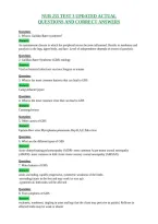 Nur 255 Test 3 Updated Actual&NewLine;Questions And Correct Answers
