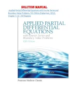 Solution Manual for Applied Partial Differential Equations with Fourier Series and Boundary Value Problems&comma; 5th Edition &lpar;Haberman&comma; 2026&rpar;&comma;&vert; ISBN&colon; 9780134995434 &vert; Chapter 1-14 &vert; All Chapters