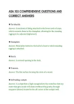 Asa 103 Comprehensive Questions And&NewLine;Correct Answers