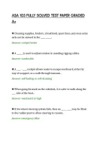 Asa 103 Fully Solved Test Paper Graded&NewLine;A&plus;