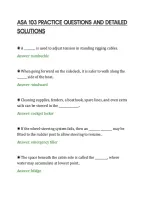 Asa 103 Practice Questions And Detailed&NewLine;Solutions