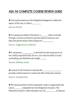 Asa 114 Complete Course Review Guide&NewLine;