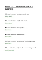 Asa 114 Key Concepts And Practice&NewLine;Questions