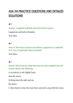 Asa 114 Practice Questions And Detailed&NewLine;Solutions&NewLine;