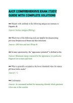Ascp Comprehensive Exam Study&NewLine;Guide With Complete Solutions