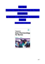 Clayton&rsquo;s Basic Pharmacology for Nurses 20th Edition By Michelle J&period; Willihnganz and Samuel L&period; Gurevitz &vert; ISBN 9780443126994 &vert; Complete - Test Bank