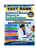 Test Bank For Evidence-Based Physical Examination Best Practices for Health and Well-Being Assessment&comma; 2nd Edition Comprehensive Examination Material Graded A&plus;&period;pdf&NewLine;&NewLine;