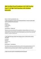 AWS Certified Cloud Practitioner &lpar;CLF-C02&rpar;  exam&period;