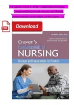 Test Bank for Craven & Hirnle's Fundamentals of Nursing&colon; Concepts and Competencies for Practice&comma; 10th Edition by Christine Henshaw&comma; Renee Rassilyer&comma; Verified Chapters 1&ndash;43&NewLine;
