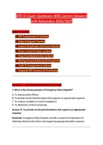 EPD V1 Exam Questions With Correct Answers &NewLine;with Rationales 2026&sol;2027