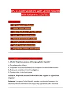 EPD V1 Exam Questions With Correct Answers &NewLine;with Rationales 2026&sol;2027