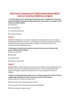 BIO111 Exam 1 V1&ndash;V3 &vert; BIO111 General Biology &vert; Actual Q&A with Rationale &lpar;BIO111 Exam 1&rpar; &vert; UCLA