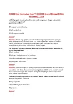 BIO111 Final Exam Actual Exam V2 &vert; BIO111 General Biology &lpar;BIO111 &NewLine;Final Exam&rpar; &vert; UCLA