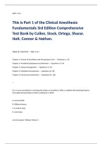 Clinical Anesthesia Fundamentals&comma; 3rd Edition