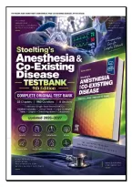 Stoelting&rsquo;s Anesthesia and Co-Existing Disease 9th Edition Test Bank &vert; 960 Q&A &plus; Detailed Rationales &vert; All 32 Chapters &vert; Hines & Jones &vert; ISBN 9780443286841 &vert; 2026&ndash;2027