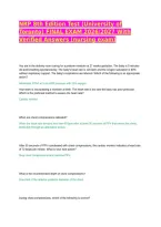 NRP 8th Edition Test &lpar;University of Toronto&rpar; FINAL EXAM 2026&sol;2027 With Verified Answers &lpar;nursing exam&rpar;