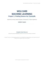 WGU D499 Machine Learning Project 1&colon; Finding Donors for CharityML &vert; Supervised Learning&comma; GridSearchCV&comma; F0&period;5 & Feature Importance &vert; 2026&sol;2027 Updated &vert; Complete Project Solution