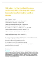Certified Pharmacy Technician &lpar;CPhT&rpar; Exam Prep&comma; 6th Edition