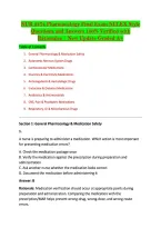 NUR2474 &sol; NUR 2474 Exam Bundle - Questions and Answers with Rationales 