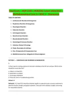 Final Exam &ndash; NUR 2392 &sol; NUR2392 Latest 2026&sol;2027 &ndash; &NewLine;Multidimensional Care II &sol; MDC 2 &ndash; Rasmussen 
