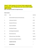 NR 667 - FNP Capstone CEA Week 5 Full Length Practice &NewLine;Exam&vert;Explore New 150 Questions and Answers&vert;2025 Update &NewLine;&vert;100&percnt; Correct&period; 