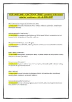 NUR 198 Exam 1 &mdash; Questions with Correct Detailed Solutions 2026&sol;2027&comma; Joyce University&comma; A&plus; Grade Exam Preparation Study Guide