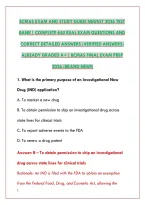BCMAS Exam Study Guide 2026&colon; Complete Test Bank with 650 Real Questions & Verified Detailed Answers &lpar;Latest Edition