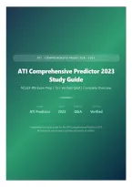 ATI Comprehensive Predictor 2026&colon; Nursing Content & NCLEX-RN Review Exam &vert; Questions with 100&percnt; Correct Answers &vert; Verified &vert; Latest Update 2026