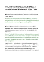Google Certified Educator Level 2 2&NewLine;Comprehensive Review And Study Guide