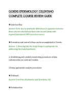 Gordis Epidemiology Celentano&NewLine;Complete Course Review Guide&NewLine;