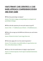 Ham&rsquo;s Primary Care Geriatrics A Case&NewLine;Based Approach Comprehensive Review&NewLine;And Study Guide