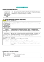 Class Notes for AP Human Geography&comma; Chapter 6