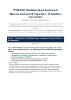 WGU D184 STANDARDS-BASED ASSESSMENT ACTUAL EXAM 2026&sol;2027 &vert; 50 Questions & Answers &vert; New Update &vert; 100&percnt; Correct &vert; Pass Guaranteed - A&plus; Graded&NewLine;&NewLine;