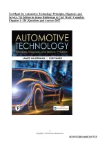 Test Bank for Automotive Technology&colon; Principles&comma; Diagnosis&comma; and Service&comma; 7th Edition by James Halderman & Curt Ward &vert; Complete Chapters 1&ndash;136 &vert; Questions & Answers 2027&NewLine;