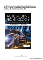 &NewLine;Test Bank for Automotive Technology&colon; Principles&comma; Diagnosis&comma; and Service&comma; 7th Edition by James Halderman & Curt Ward &vert; Complete Chapters 1&ndash;136 &vert; Questions & Answers 2027