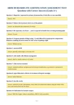 ABIM IM BOARDS ITE CERTIFICATION ASSESSMENT TEST&NewLine;Questions with Correct Answers &lpar;Grade A&plus;&rpar;
