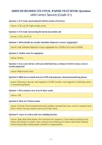 ABIM IM BOARDS ITE FINAL PAPER TEST BANK Questions&NewLine;with Correct Answers &lpar;Grade A&plus;&rpar;