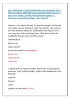 Epic Training COG170 Cogito Fundamentals Exam Actual Exam 2026 &vert;&vert; &NewLine;Most Recent Exam 2026&vert;2027 Actual Complete Real Exam Questions &NewLine;And Correct Answers &lpar;Verified Answers&rpar; Already Graded A&plus; &vert; &NewLine;Guaranteed Success&excl;&excl; Newest Exam &vert; Just Released&excl;&excl;