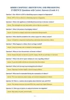 ABMDI CHAPTER 5 IDENTIFYING AND PRESERVING&NewLine;EVIDENCE Questions with Correct Answers &lpar;Grade A&plus;&rpar;