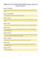Abmdi Chapter 5 Identifying And Preserving&NewLine;Evidence Final Exam Readiness Questions With Correct&NewLine;Answers &lpar;Grade A&plus;&rpar;