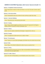 ABMDI EXAM PREP Questions with Correct Answers &lpar;Grade A&plus;&rpar;