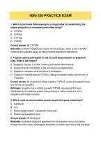 NSG 526&comma; Practice Exam&comma; Complete exam material