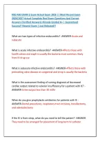NSG 430 EXAM 2 Exam Actual Exam 2026 &vert;&vert; Most Recent Exam &NewLine;2026&vert;2027 Actual Complete Real Exam Questions And Correct &NewLine;Answers &lpar;Verified Answers&rpar; Already Graded A&plus; &vert; Guaranteed &NewLine;Success&excl;&excl; Newest Exam &vert; Just Released&excl;&excl;