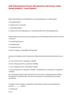 AGD Fellowship Exam Practice 2026 Questions with Answers Guide Already Graded A&plus; Latest Update&excl;&excl;&excl;