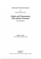 Solution Manual&colon; Algebra and Trigonometry with Analytic Geometry 11th Edition &vert; Swokowski and Cole &vert; All Completed Chapters