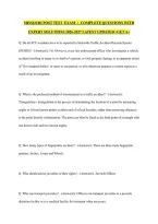 Missouri Post Test  Exam   &vert;  Complete Questions With Expert Solutions 2026-2027 Latest Updated &vert; Get A&plus;