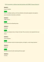 PTCB&colon; Immunization Certificate Study Help Questions with CORRECT Answers &lpar;Grade A&plus;&rpar;