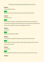 PTCB Certification Exam Questions with CORRECT Answers &lpar;Grade A&plus;&rpar;